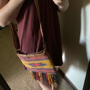 Earthbound Aztec Boho Shoulder Bag